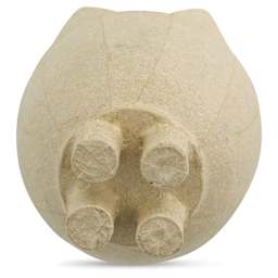 DecoPatch Paper Mache Planter - Cat, underneath