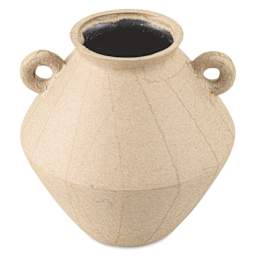 DecoPatch Paper Mache Planter - Jar Vase angled view