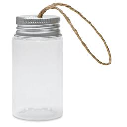 Craft Decor Glass Jar -Twist Lid, 2-3/4" H x 1-3/5" W