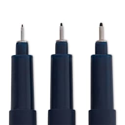 Tombow Mono Drawing Pens - Set of 3, close-up of the nibs