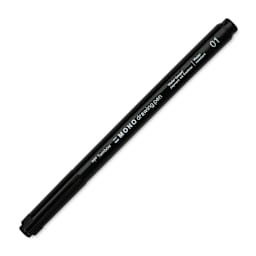 Tombow Mono Drawing Pen - Black, 01, cap on