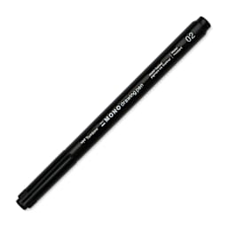 Tombow Mono Drawing Pen - Black, 02, cap on