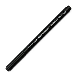 Tombow Mono Drawing Pen - Black, 03, cap on
