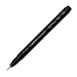 Tombow Mono Drawing Pen - Black, 04, cap off