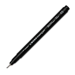 Tombow Mono Drawing Pen - Black, 05, cap off