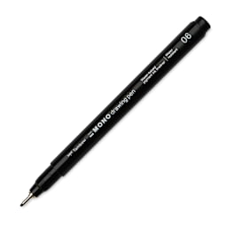 Tombow Mono Drawing Pen - Black, 06, cap off