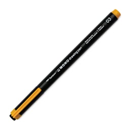Tombow Mono Drawing Pen - Yellow, 03, cap on