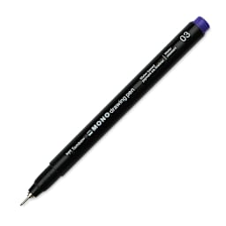 Tombow Mono Drawing Pen - Purple, 03, cap off