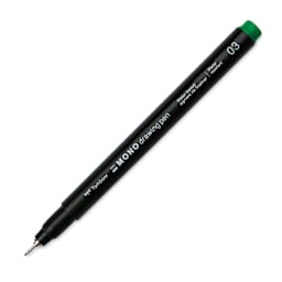 Tombow Mono Drawing Pen - Green, 03, cap off