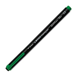 Tombow Mono Drawing Pen - Green, 03, cap on