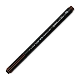 Tombow Mono Drawing Pen - Brown, 03, cap on