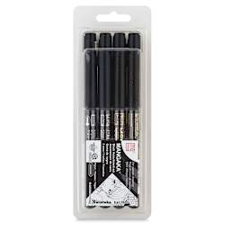 Zig Mangaka Pen Set - Black, Set of 8