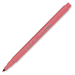 Marvy Uchida LePen Flex Marker - Coral Pink, cap off