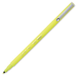 Marvy Uchida LePen Flex Marker - Fluorescent Yellow, cap off