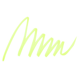 Marvy Uchida LePen Flex Marker - Fluorescent Yellow, swatch