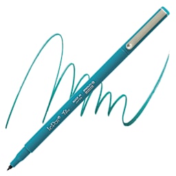 Marvy Uchida LePen Flex Marker - Teal marker and swatch