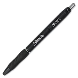 Sharpie S-Gel Pens - Black, 1.0 mm, Pkg of 36, single pen withpoint retracted