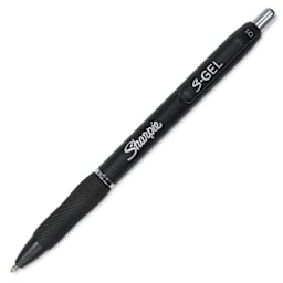 Sharpie S-Gel Pens - Black, 1.0 mm, Pkg of 36, single pen with point extended