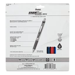 Pentel EnerGel RTX Gel Pens - Assorted, Set of 12