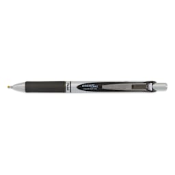 Pentel EnerGel RTX Gel Pen - Black Pen shown horizontally