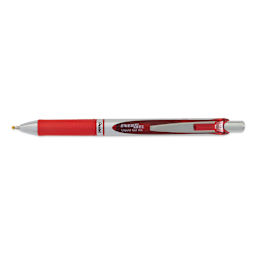 Pentel EnerGel RTX Gel Pen - Red Pen shown horizontally