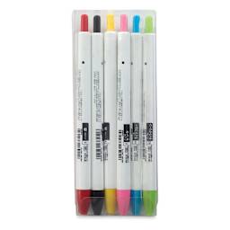 Zebra ClickArt Retractable Markers - Set of 6 (back)