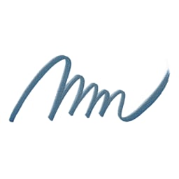 Zebra Metallic Brush Pen - Dark Blue swatch