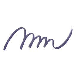 Zebra Metallic Brush Pen - Purple swatch