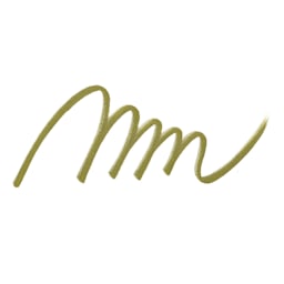 Zebra Metallic Brush Pen - Gold swatch