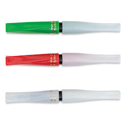 Kuretake Zig Wink of Stella Brush II Pens - White Christmas, Set of 3 (with caps on)