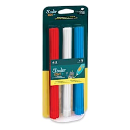 3Doodler Start+ EDU Refill Strands - Front of package of 75 pc Primary Colors