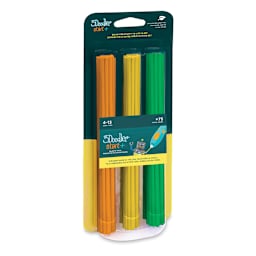 3Doodler Start+ EDU Refill Strands - Front of package of 75 pc Tropical Colors