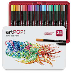 artPOP! Fine Tip Pens - Set of 24, open packaging