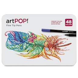 artPOP! Fine Tip Pens - Set of 48, front of packaging