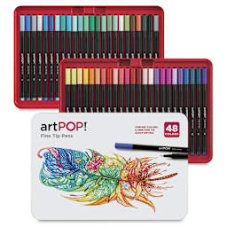 artPOP! Fine Tip Pens - Set of 48, open packaging