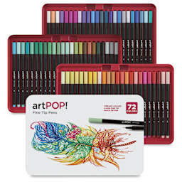 artPOP! Fine Tip Pens - Set of 72, open packaging