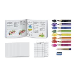 Faber-Castell Creative Studio Getting Started Watercolor Pencil Set - Components of Set