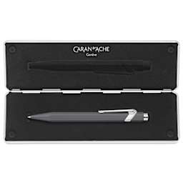 Caran d'Ache 849 Rollerball Pen - Grey, inside case