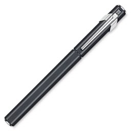 Caran d’Ache 849 Fountain Pen, Black, Medium Nib, Cap On