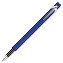 Caran d’Ache 849 Fountain Pen, Blue, Medium Nib