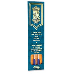 Ferris Wheel Press Scribe Ballpoint Pen Refills - Jelly Bean Blue, Pkg of 2