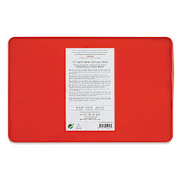 Bruynzeel Fineliner Brush Pens - Assorted, Set of 72 (back of package)