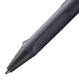 Lamy Safari Ballpoint Pen - Black Steel - close-up of tip