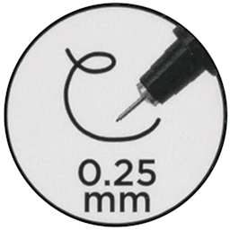 Blick Studio Pigment Liner - Black 01 - 0.25 mm