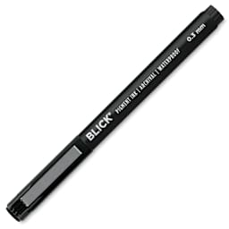 Blick Studio Pigment Liner - Black 02 - with cap on
