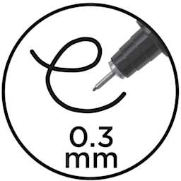 Blick Studio Pigment Liner - Black 02 - 0.3 mm