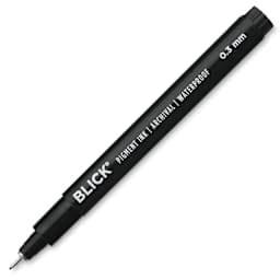 Blick Studio Pigment Liner - Black 02 - with cap removed