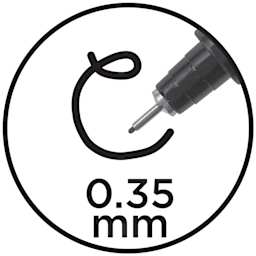 Blick Studio Pigment Liner - Black 03 - 0.35 mm