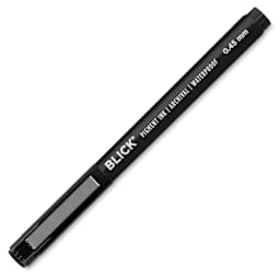 Blick Studio Pigment Liner - Black 05 - with cap on