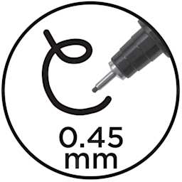 Blick Studio Pigment Liner - Black 05 - 0.45 mm